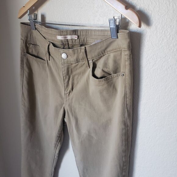 711 Skinny Levi's Brown Jeans 31 - Picture 5 of 8
